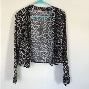 Leopard thin jacket